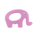 Knute Kids Elephant Shape Silicone Teether - Pink - YesWellness.com
