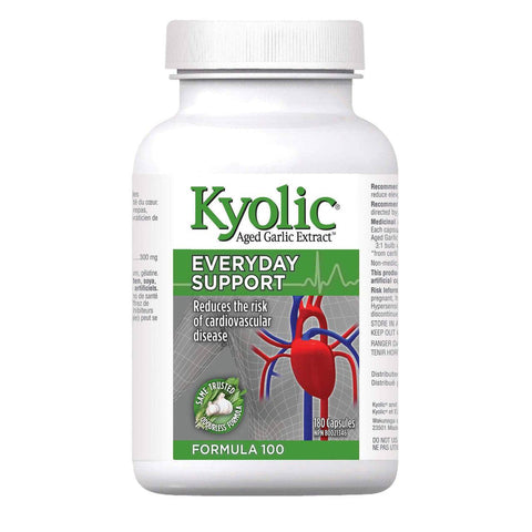Kyolic Aged Garlic Extract Formula 100 - Everyday Support Capsules - YesWellness.com