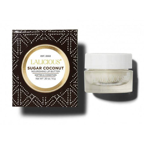Lalicious Sugar Coconut Lip Butter 20 oz (6 grams) - YesWellness.com