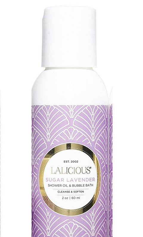 Lalicious Sugar Lavender Shower Oil & Bubble Bath - YesWellness.com