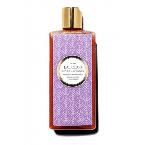 Lalicious Sugar Lavender Shower Oil & Bubble Bath - YesWellness.com