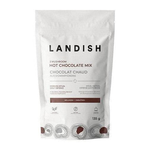 Landish 5 Mushroom Hot Chocolate Mix 135g - YesWellness.com