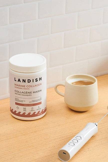 Landish Marine Collagen Morning Magic with Functional Mushrooms 270g - YesWellness.com