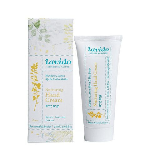 Expires February 2026 Clearance Lavido Nurturing Hand Cream Mandarin, Lemon Myrtle & Shea Butter 70 mL