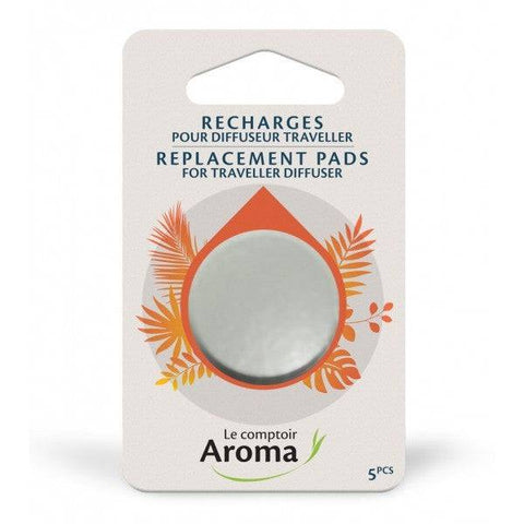 Le Comptoir Aroma Replacement Pads for Traveler Diffuser - YesWellness.com