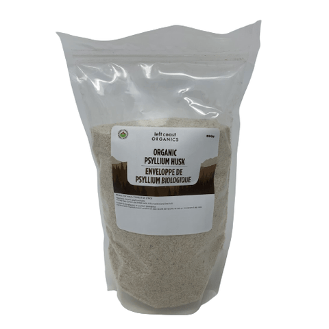 Expires February 2026 Clearance Left Coast Organics Organic Psyllium Husks 500g
