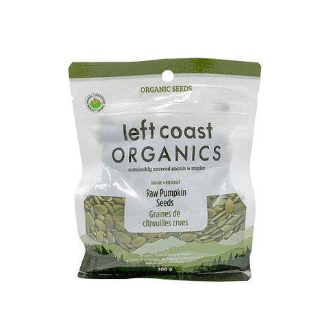 Left Coast Organics Organic Pumpkin Seeds 300g - YesWellness.com