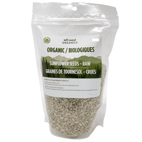 Left Coast Organics Organic Sunflower Seeds - Hulled Raw 1.8kg - YesWellness.com