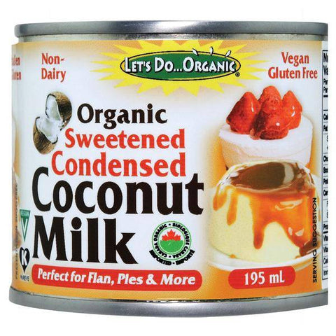 Let's Do...Organic Sweetened Condensed Coconut Milk Gluten Free 195 ml - YesWellness.com
