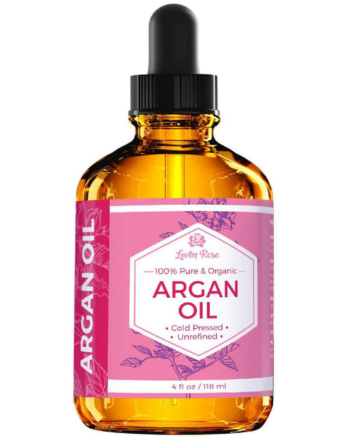 Expires January 2026 Clearance Leven Rose 100% Pure & Organic Argan Oil 118mL