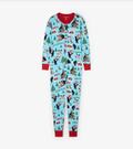 Little Blue House by Hatley Adult Union Suit Wild About Christmas - YesWellness.com