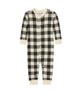 Little Blue House by Hatley Baby Union Suit - Cream Plaid - YesWellness.com