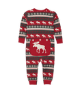 Little Blue House by Hatley Baby Union Suit Fair Isle Moose - YesWellness.com