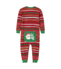 Little Blue House by Hatley Baby Union Suit Holiday Stripes - YesWellness.com