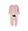 Little Blue House by Hatley Baby Union Suit Pink Bear Bum - YesWellness.com
