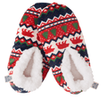 Little Blue House by Hatley Fair Isle Bear Adult Warm and Cozy Slippers - YesWellness.com