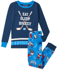 Little Blue House by Hatley Hockey Champs Kids Applique Pajama Set - YesWellness.com