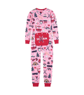 Little Blue House by Hatley Kids Union Suit - Pink Ski Holiday - YesWellness.com