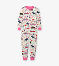Little Blue House by Hatley Kids Union Suit Pretty Sketch Country - YesWellness.com