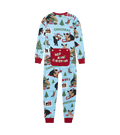 Little Blue House by Hatley Kids Union Suit Wild About Christmas - YesWellness.com