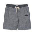 Little Blue House by Hatley Marled Grey Bear Men's Heritage Shorts - YesWellness.com