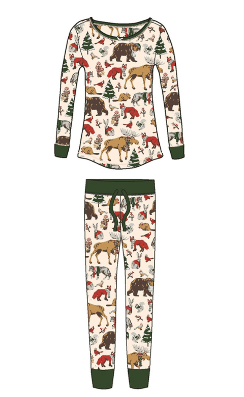 Jersey pajama set womens sale