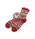 Little Blue House by Hatley Women's Socks in Ball Beary Xmas - YesWellness.com