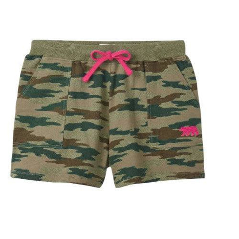 Little Blue House by Hatley Woodland Camo Women's Heritage Shorts - YesWellness.com
