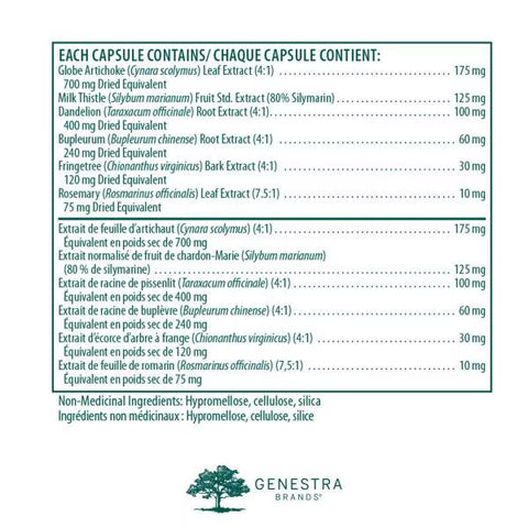 Genestra Liv Complex 90 Vegetable Capsules