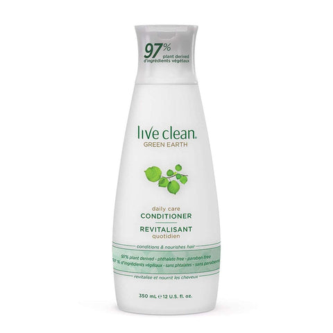 Live Clean Green Earth Daily Care Conditioner 350mL - YesWellness.com
