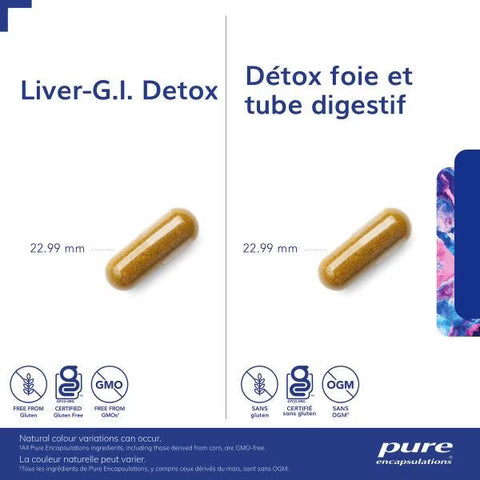 Pure Encapsulations Liver-G.I. Detox 60 Capsules