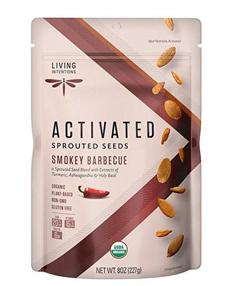 Living Intentions Activated Sprouted Seeds Smokey Barbecue 227 grams - YesWellness.com
