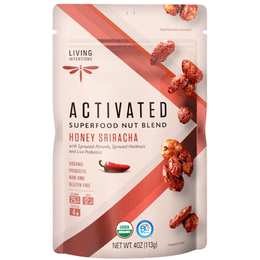 Living Intentions Activated Superfood Nut Blends Honey Sriracha 113 grams - YesWellness.com