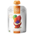 Love Child Organics Baby Food Pouch with Quinoa, Apples, Sweet Potatoes, Carrots and Blueberries for 6 Months and Over 128 ml - YesWellness.com
