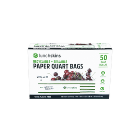 Lunchskins Paper XL Sandwhich Bags 50 count - YesWellness.com