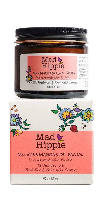 Mad Hippie MicroDermabrasion Facial with Probiotics & Fruit Acid Complex 60g - YesWellness.com