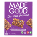 MadeGood Crispy Squares Chocolate Drizzled Confeffi Bars 30 x 22g - YesWellness.com