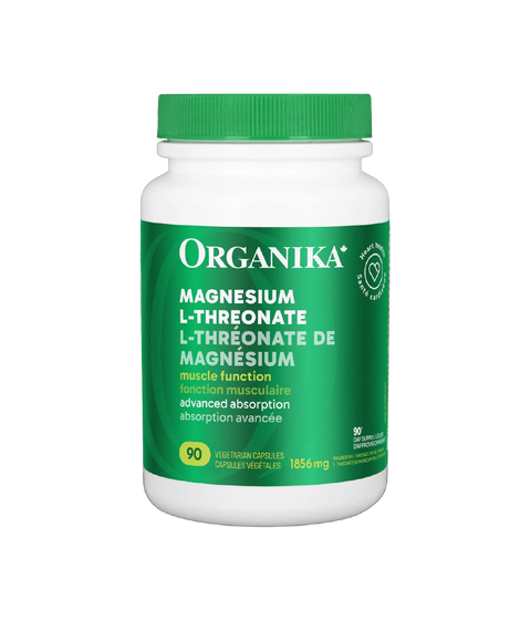 Organika Magtein Magnesium L-Threonate 90 Vegetarian Capsules