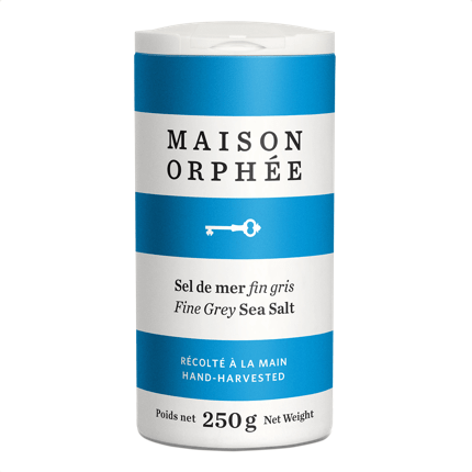 Maison Orphee Fine Grey Sea Salt 250 grams - YesWellness.com