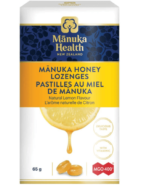 Manuka Health Manuka Honey Lozenges MGO 400+ , 65 Grams 15 Servings - YesWellness.com