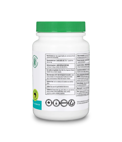 Organika Marine Collagen 1500mg - 90 capsules - Yeswellness.com