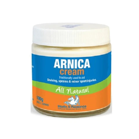 Expires July 2024 Clearance Martin and Pleasance Arnica All Natural Herbal Cream 100 g - YesWellness.com