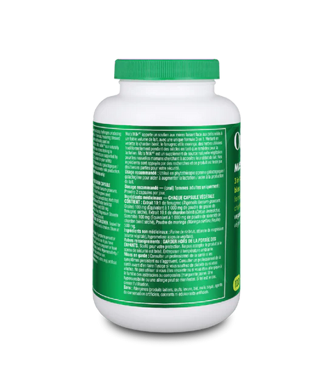 Organika Ma's Milk 120 Vegetarian Capsules