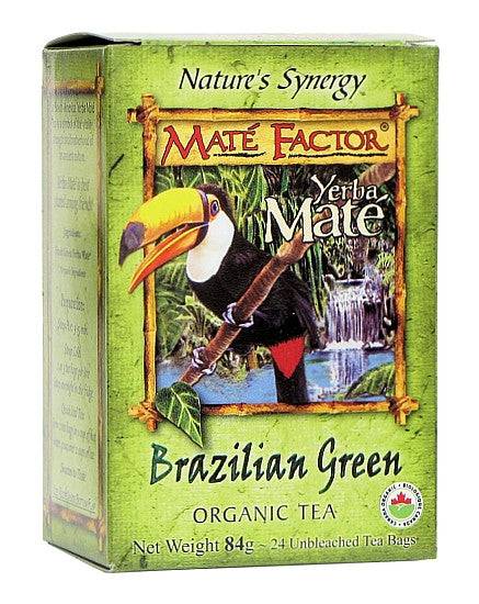Mate Factor Yerba Mate Organic Brazilian Green Tea Bags - YesWellness.com