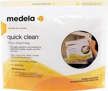 Medela Quick Clean Micro Steam Bags 5 Pack - YesWellness.com