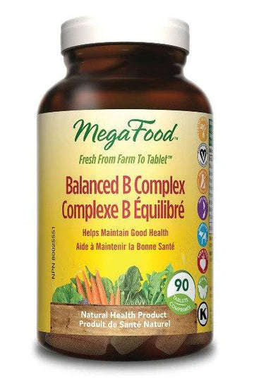 Expires August 2024 Clearance MegaFood Balanced B Complex 90 tablets
