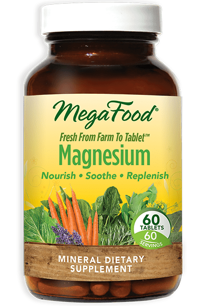 MegaFood Magnesium 60 tablets - YesWellness.com
