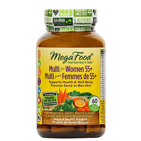 MegaFood Multi for Women 55+ 60 tablets - YesWellness.com