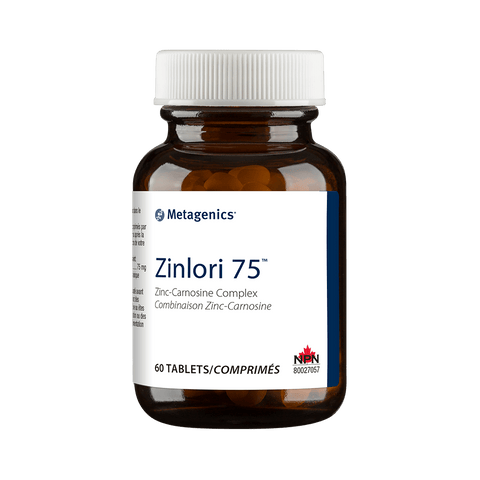 Metagenics Zinlori 75 - Zinc-Carnosine Complex 60 Tablets - YesWellness.com