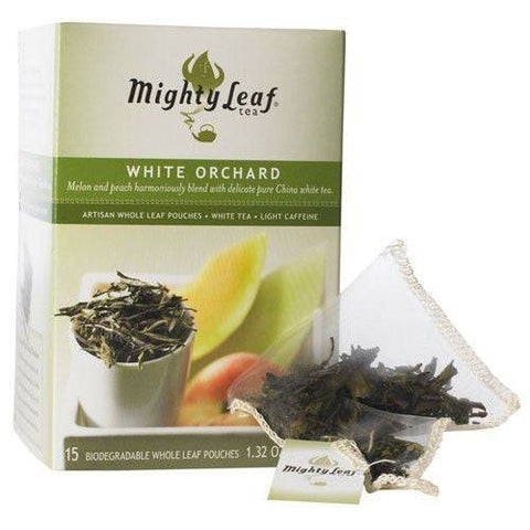 Mighty Leaf White Orchard Tea - 15 Tea Bags - YesWellness.com